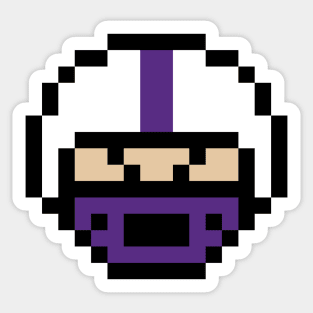 8-Bit Helmet - Fort Worth Sticker